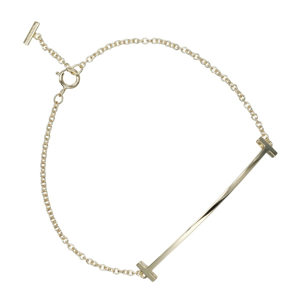 TIFFANY 18k Gold Charm Bracelet